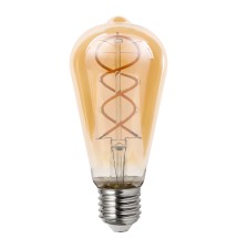 E27 Filament Dimm ST64 2200K 4W Amber LED Bulb | LVT