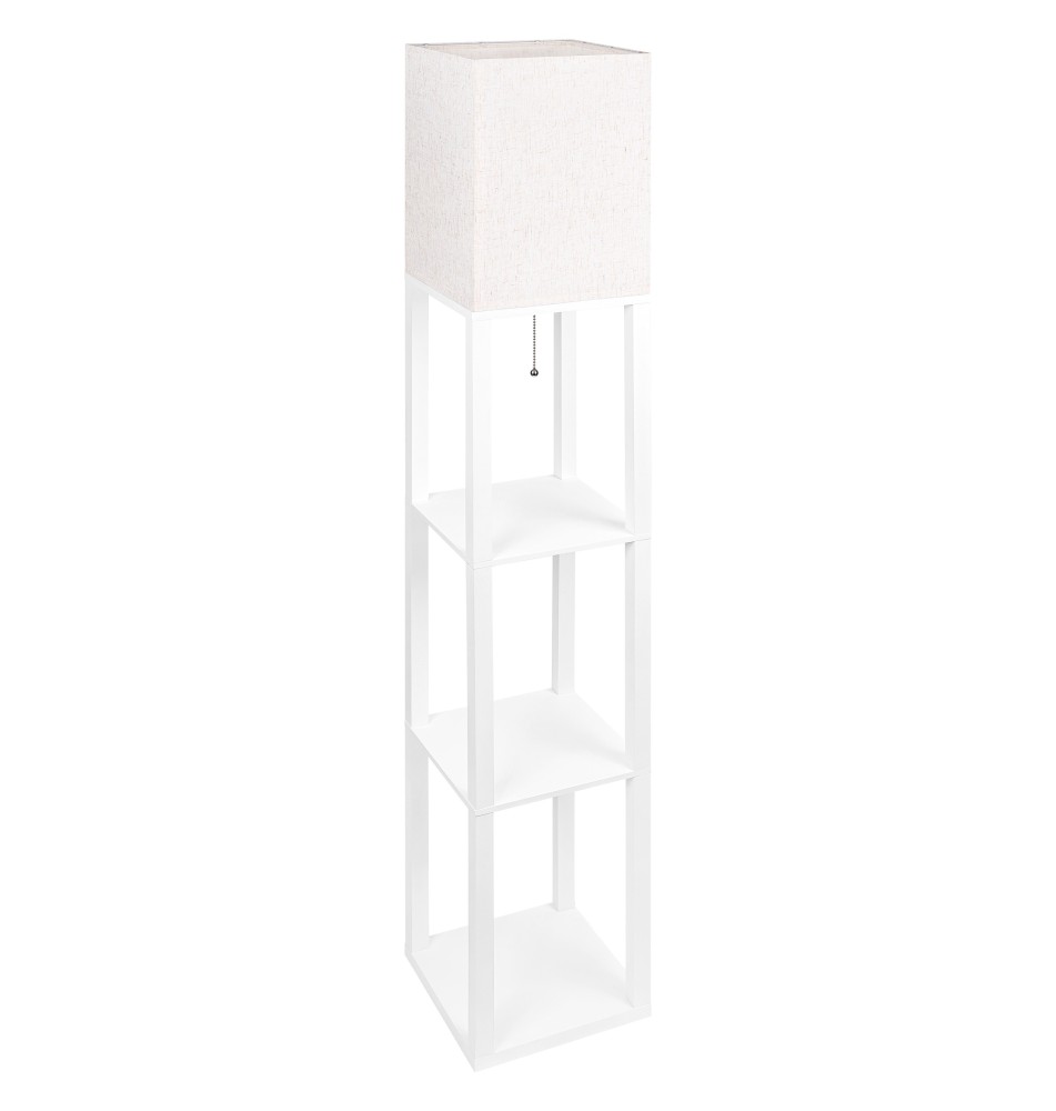 Lampa podłogowa Ganto 1xE27 160cm biała | LVT