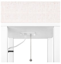 Lampa podłogowa Ganto 1xE27 160cm biała