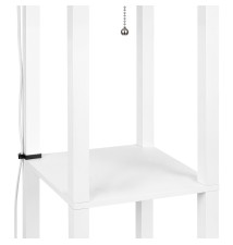 Lampa podłogowa Ganto 1xE27 160cm biała