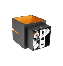 Kinkiet wewnętrzny LED G9 IP20 Costa Gold czarny | LVT