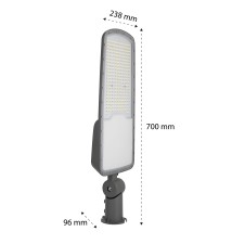Lampa Uliczna LED VC 200W 4500K IP65 | LVT