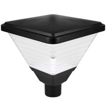 E27 Tirana Big Black LED Park Lamp | LVT