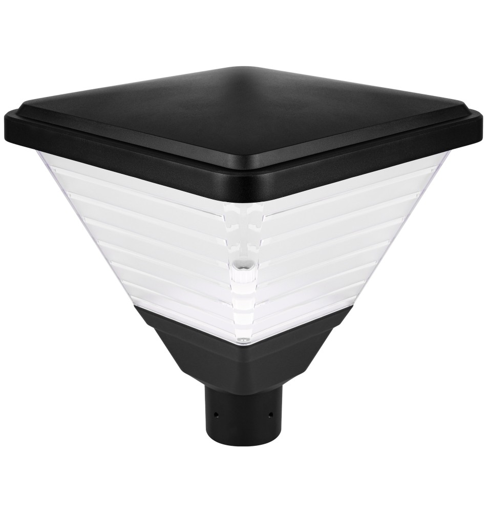 Lampa LED parkowa latarnia E27 Tirana Big czarna | LVT