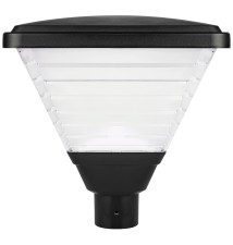 E27 Tirana Big Black LED Park Lamp | LVT
