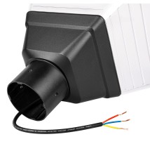 Lampa LED parkowa latarnia E27 Tirana Big czarna | LVT