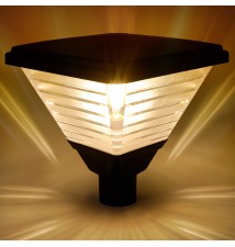 Lampa LED parkowa latarnia E27 Tirana Big czarna | LVT
