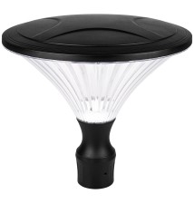 Lampa LED parkowa latarnia E27 Plexio czarna | LVT