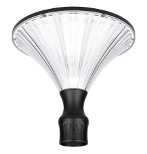 Lampa LED parkowa latarnia E27 Plexio czarna