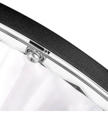 Lampa LED parkowa latarnia E27 Plexio czarna | LVT