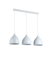 Oprawa wisząca E27 Como x3 biała