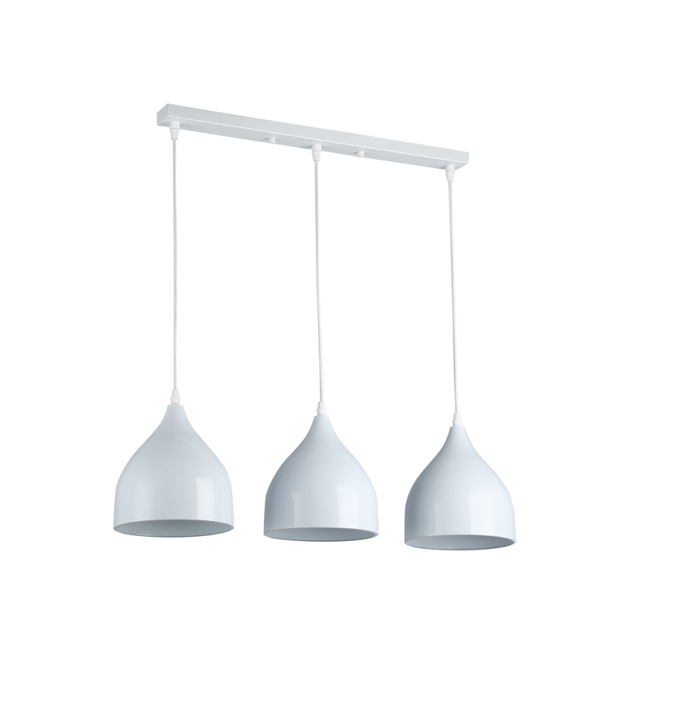 Oprawa wisząca E27 Como x3 biała
