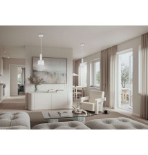 Oprawa wisząca E27 Tema x1 biała