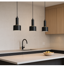 Oprawa wisząca E27 Tema x1 czarna