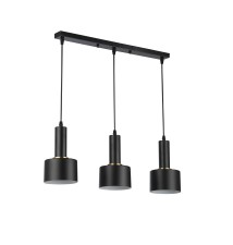 Oprawa wisząca E27 Tema x3 czarna