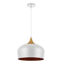 Oprawa wisząca E27 Lumina x1 biała + złota