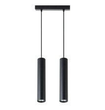 Lampa wisząca Keon GU10 x2 czarny | LVT
