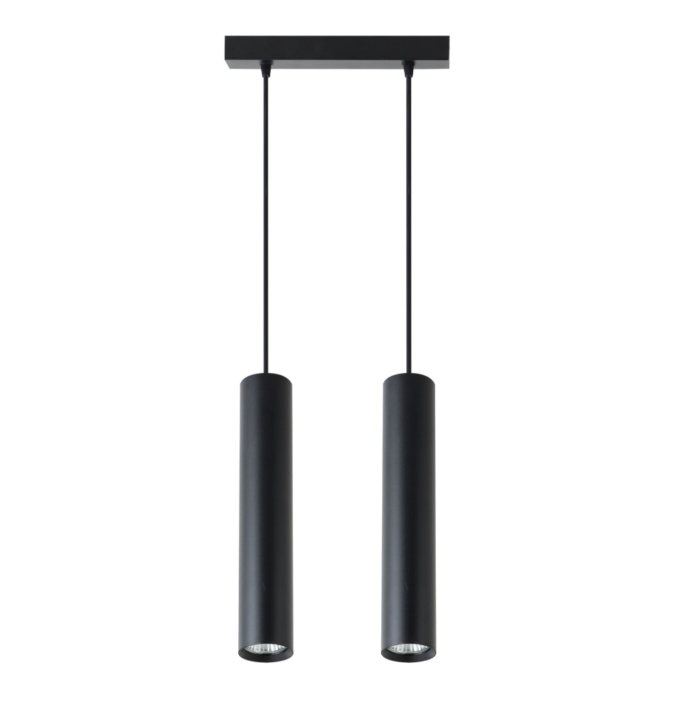 Lampa wisząca Keon GU10 x2 czarny | LVT