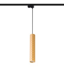 GU10 Glamour Gold 1-Phase Track Pendant Light | LVT