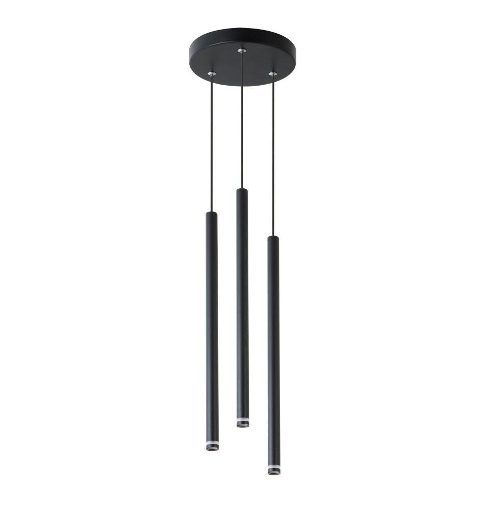 Lampa wisząca Piero G9 x3 okrąg czarny