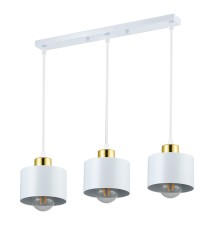 Oprawa wisząca E27 Elza x3 50cm biały + złoty | LVT
