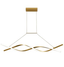 Lampa wisząca LED Kono 33W 100cm 4000K złoty | LVT