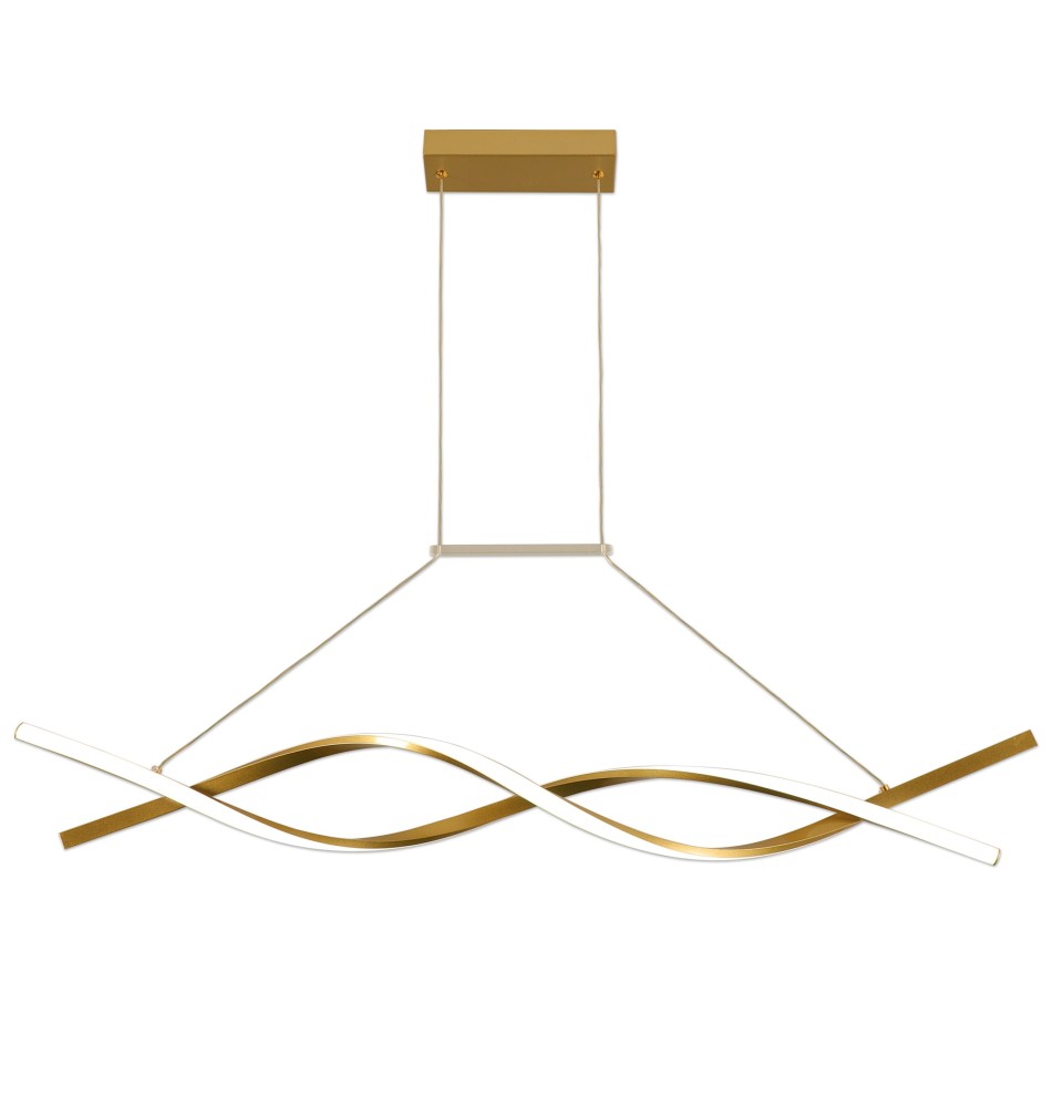 Lampa wisząca LED Kono 33W 100cm 4000K złoty | LVT