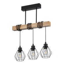 Oprawa wisząca E27 Otto x3 50cm czarny