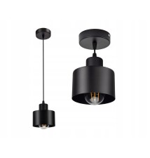 Oprawa wisząca E27 Elza x1 czarna