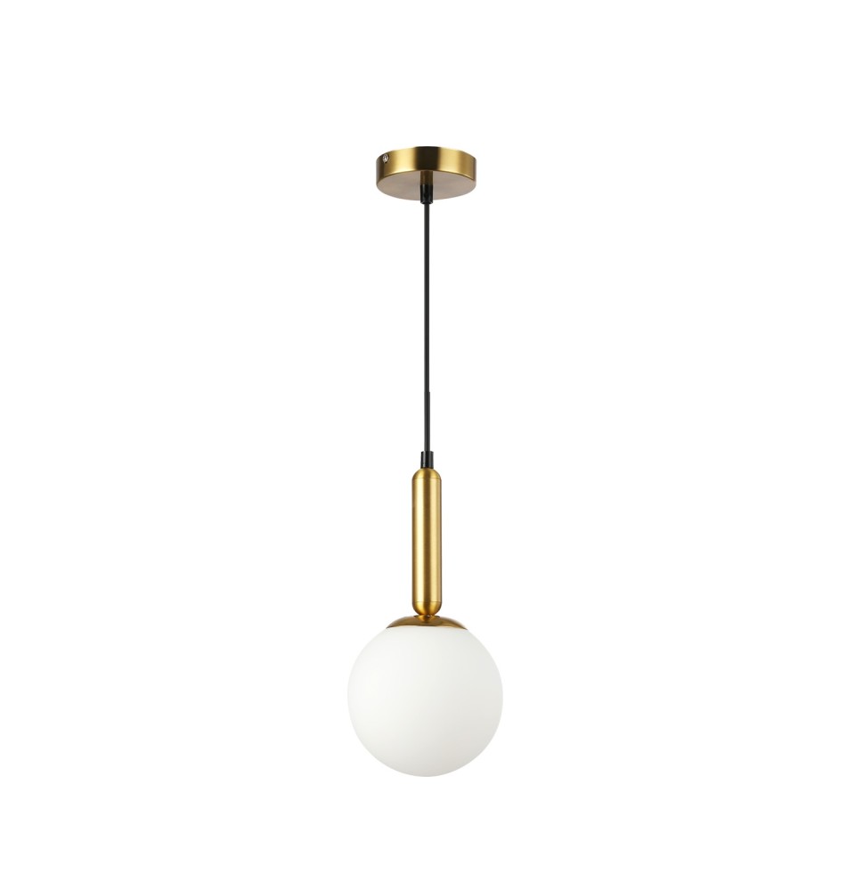 Bali-15 E27 Pendant Light, 15 cm, Straight, 1 x Gold | LVT