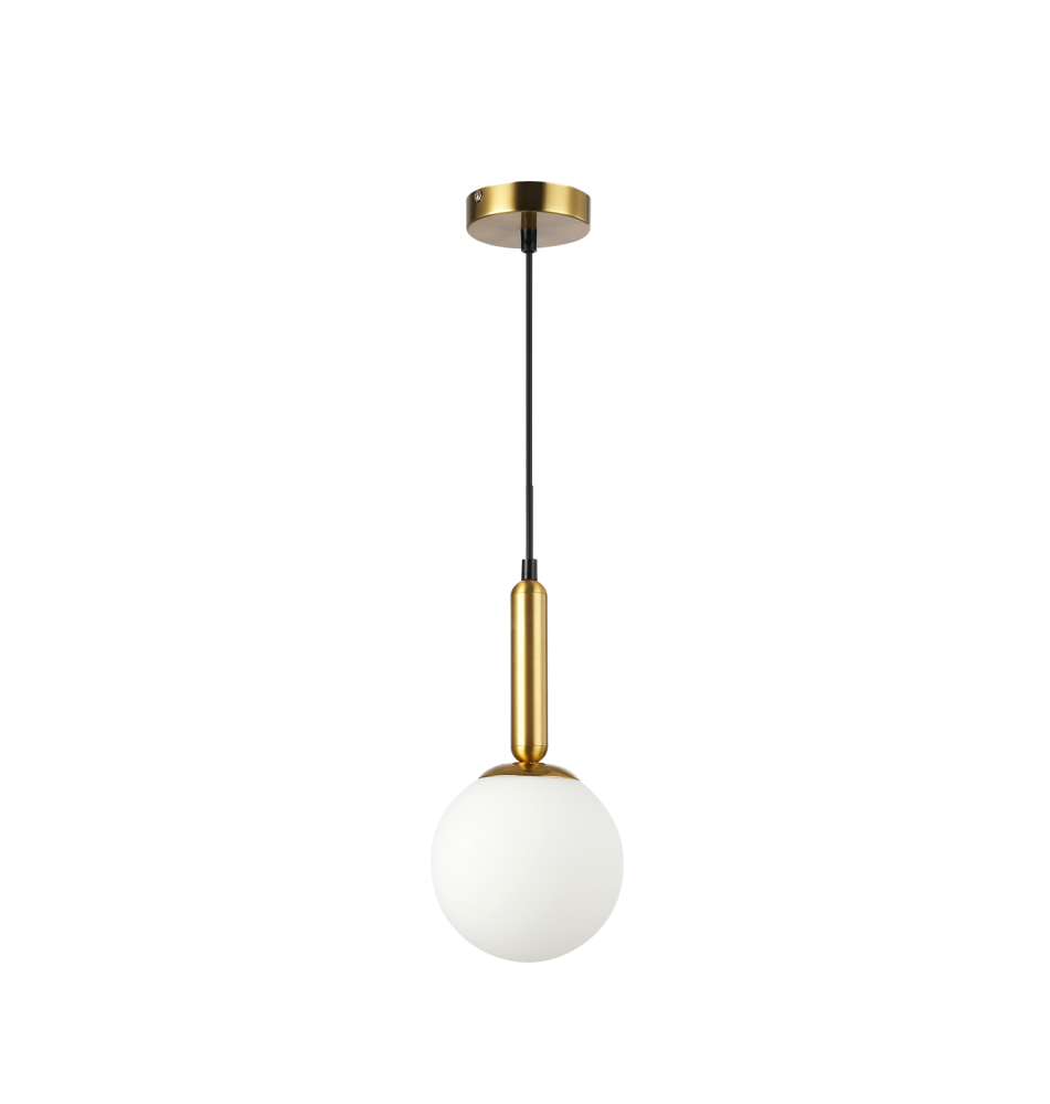 Oprawa wisząca E27 Bali-15 15cm prosta x1 złota