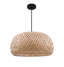 Oprawa wisząca E27 Denis x1 38 cm drewno