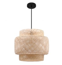 Oprawa wisząca E27 Poli x1 40 cm drewno | LVT