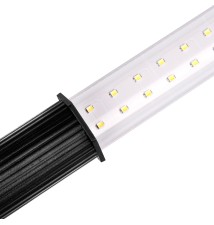 Lampa LED warsztatowa 230V 4W na kablu 5m czarna