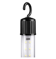 Lampa LED warsztatowa 230V 4W na kablu 5m czarna