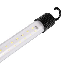 Lampa LED warsztatowa 230V 4W na kablu 5m czarna