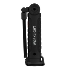 Latarka LED 3W COB + 1W LED akumulator