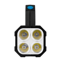 Latarka LED 2W LED + 3W COB akumulator | LVT