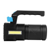 Latarka LED 2W LED + 3W COB akumulator | LVT