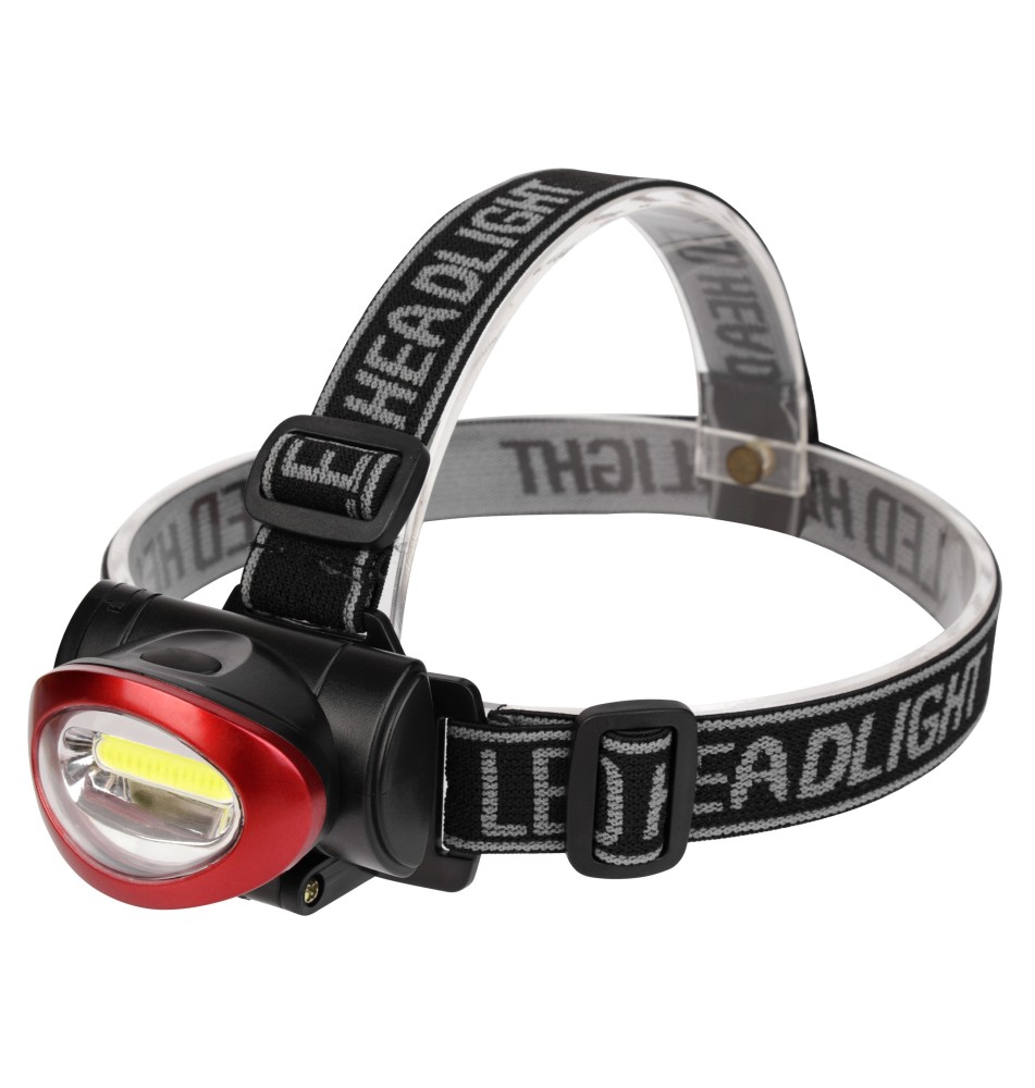 Latarka LED czołowa 3W COB 3xAAA | LVT