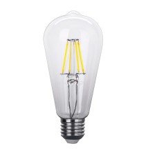 E27 Filament ST64 LED Bulb, 4000K, 6W | LVT