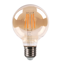 Żarówka LED E27 Filament 3-Dimm G80 2700K 6W Amber