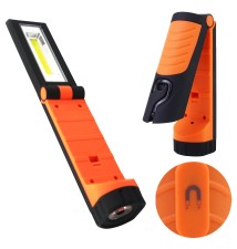 Latarka LED 3w1 3W COB + 1W LED 3xAAA