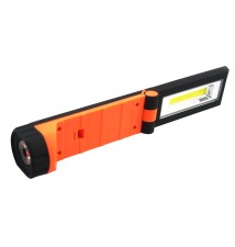 Latarka LED 3w1 3W COB + 1W LED 3xAAA