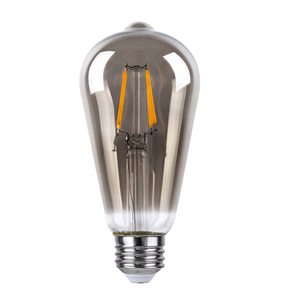 Żarówka LED E27 Filament 3-Dimm ST64 2700K 6W Smok | LVT