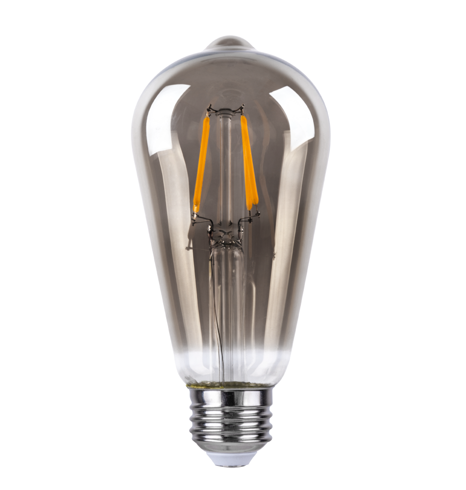 Żarówka LED E27 Filament 3-Dimm ST64 2700K 6W Smok