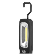 Lampa LED warsztatowa 3W 4xAAA magnes hak