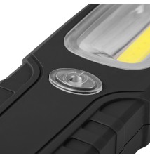 Lampa LED warsztatowa 3W 4xAAA magnes hak