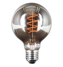 Żarówka LED E27 Filament Dimm G80 2200K 4W dymiona