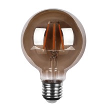 E27 Filament G80 2200K 6W Smoked LED Bulb | LVT